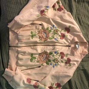 Embroidered Bomber Jacket